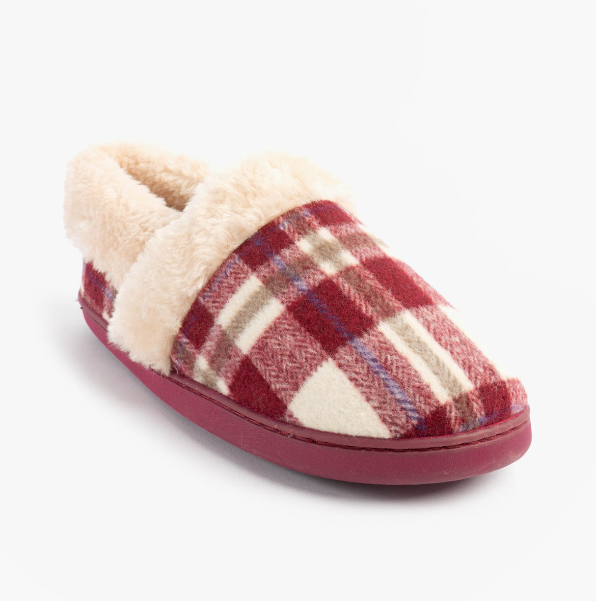 Jo & Joe HERITAGE Womens Full Slippers Cherry
