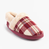 Jo & Joe HERITAGE Womens Full Slippers Cherry
