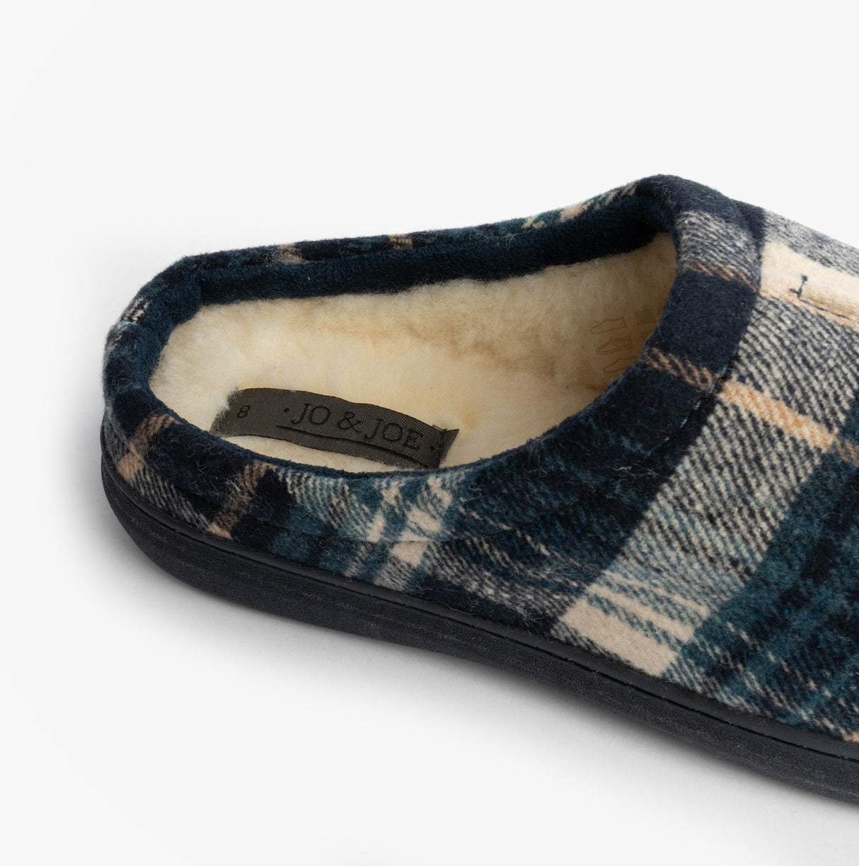 Jo & Joe INVERNESS Mens Mule Slippers Navy
