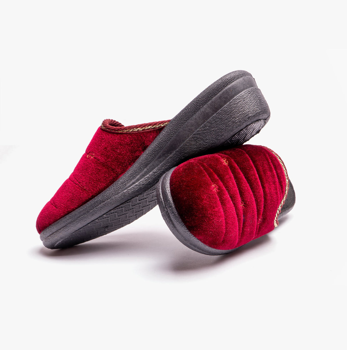 Jo & Joe KATH Womens Slippers Burgundy