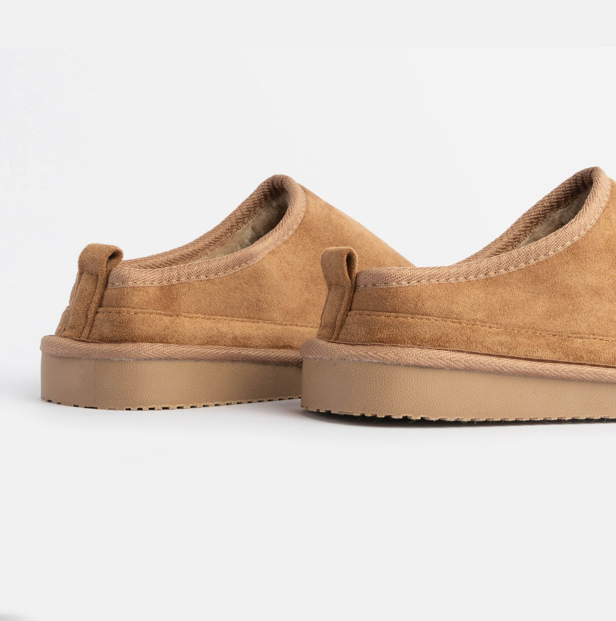 Jo & Joe KINROSS Mens Mule Slippers Chestnut