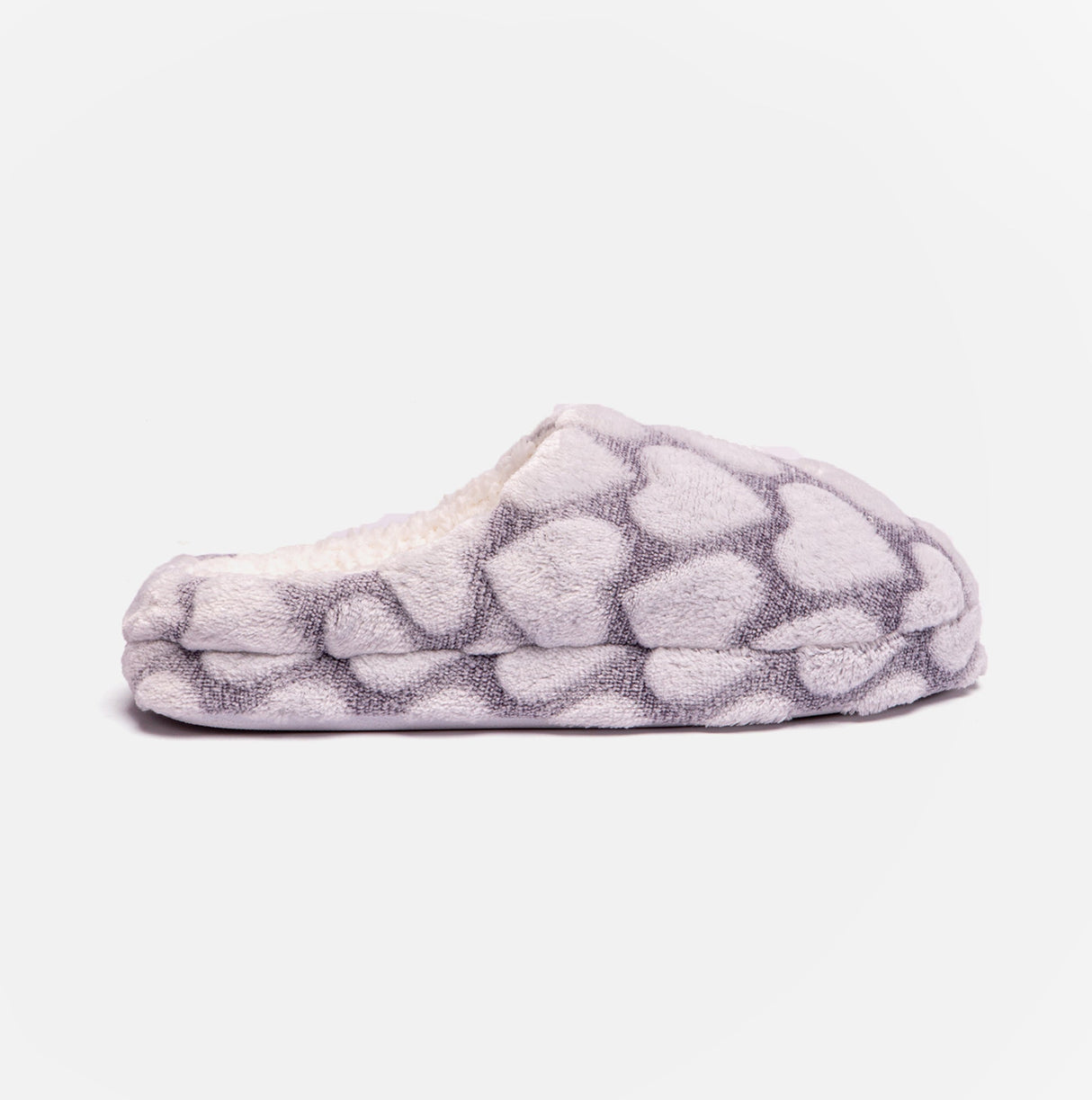 Jo & Joe LOVEHEART Womens Slippers Grey