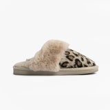Jo & Joe NALA Womens Mule Slippers Leopard