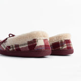 Jo & Joe PEMBROKE Womens Moccasin Slippers Cherry