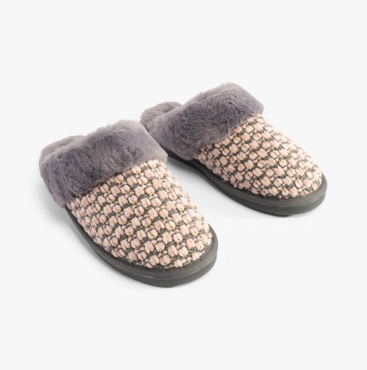 Jo & Joe PERSIAN Womens Slippers Pink/Grey