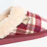 Jo & Joe SHETLAND Womens Mule Slippers Cherry