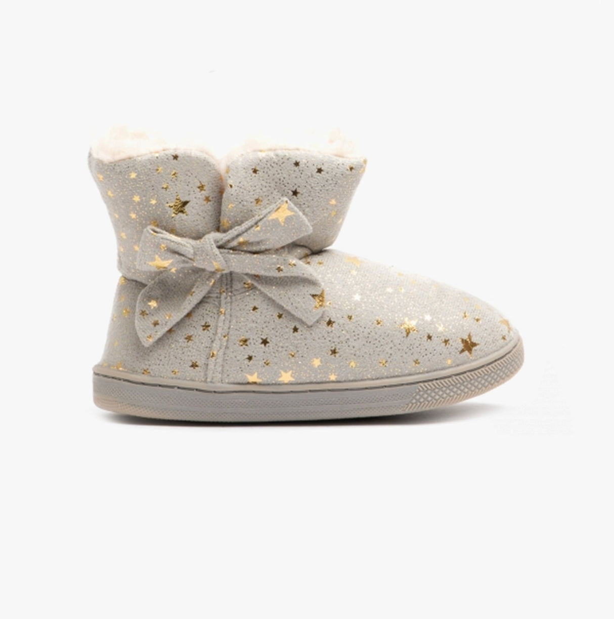 Jo & Joe TINKERBELL Girls Boot Slippers Light Grey