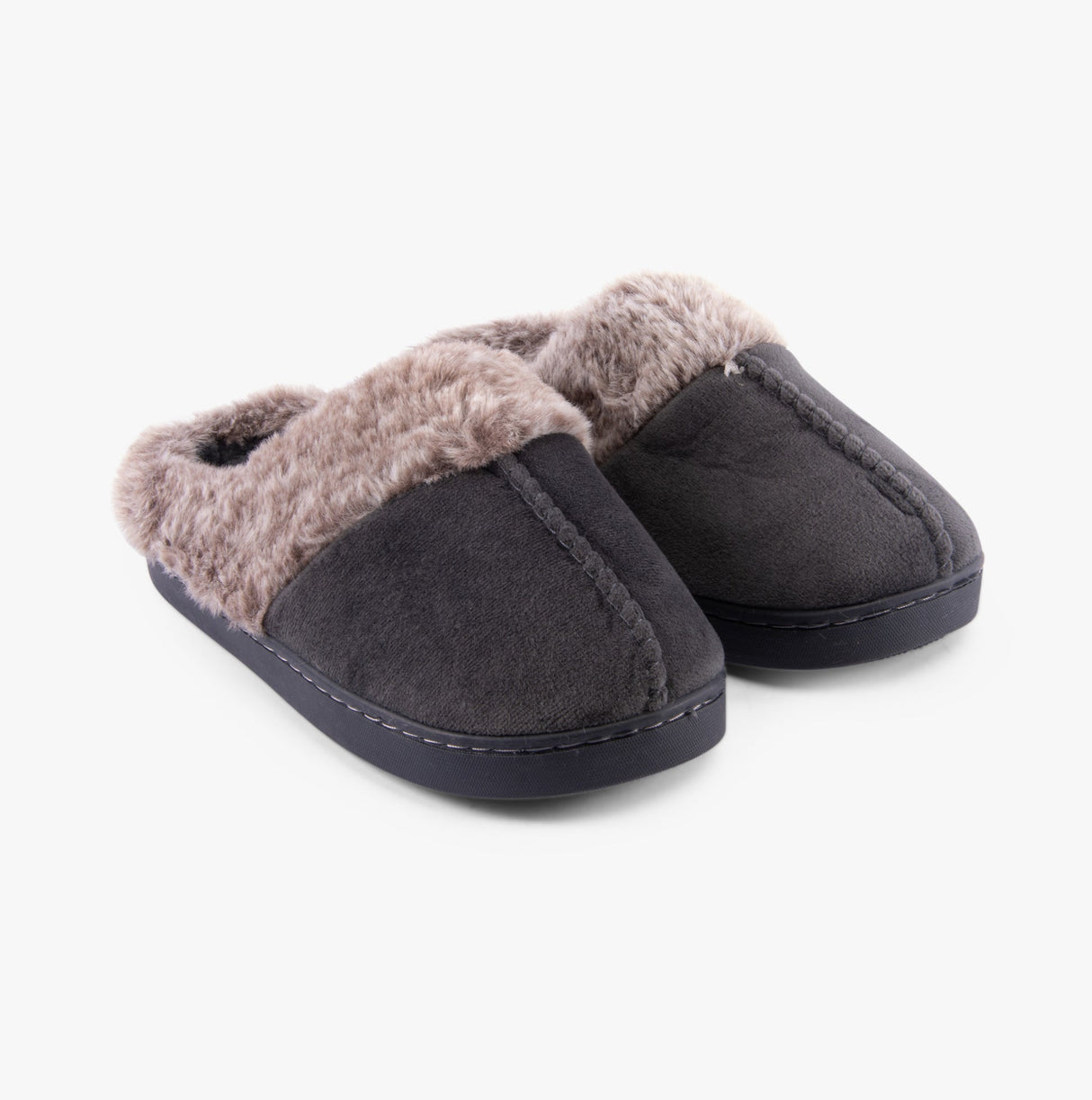 Jo & Joe TRIXIE Womens Slippers Charcoal