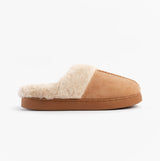 Jo & Joe ZOE Womens Mule Slippers Chestnut