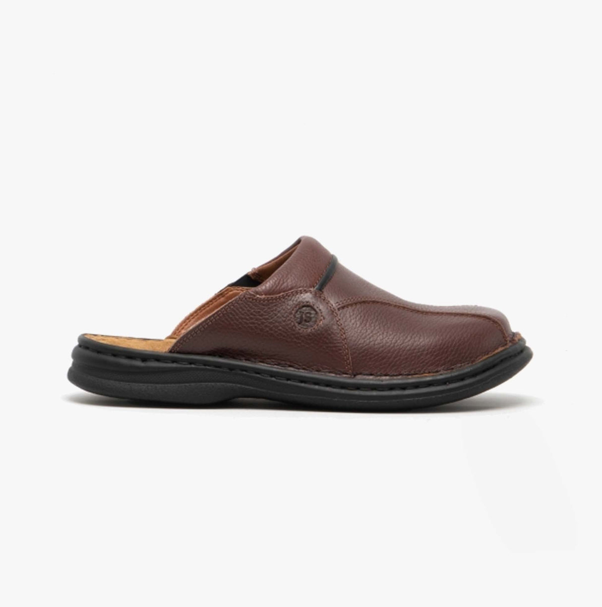 Josef Seibel KLAUS Mens Leather Mule Brasil/Black