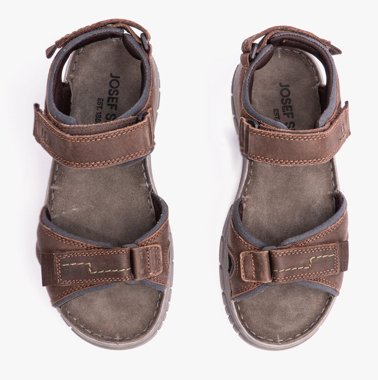 Josef Seibel BRENDAN 03 Mens Sandals Braun-Kombi