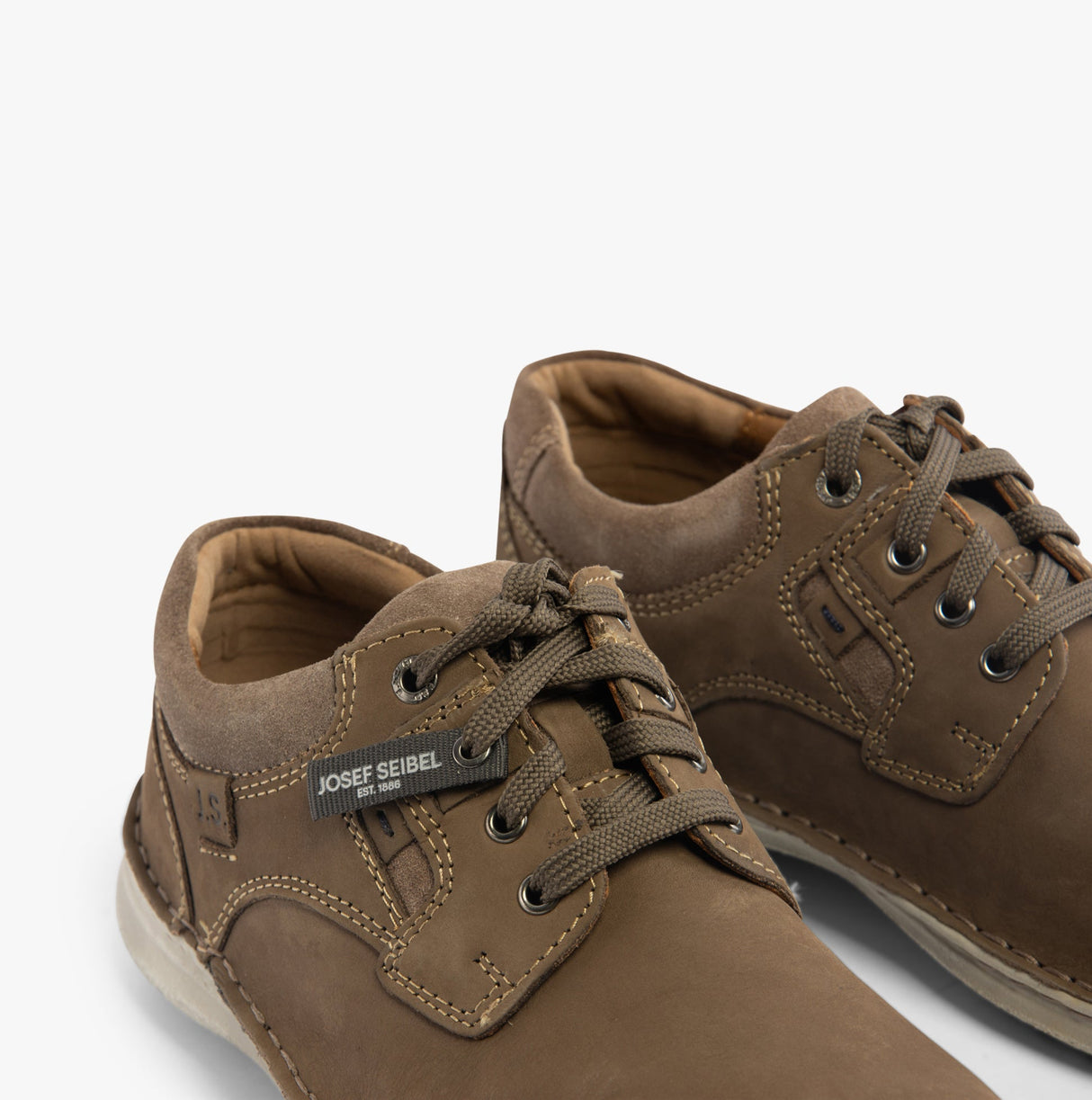Josef Seibel ANVERS 36 Mens Wide Fit Leather Shoes Brown