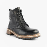 Josef Seibel WAYLYNN 10 Womens Lace Up Ankle Boots Black