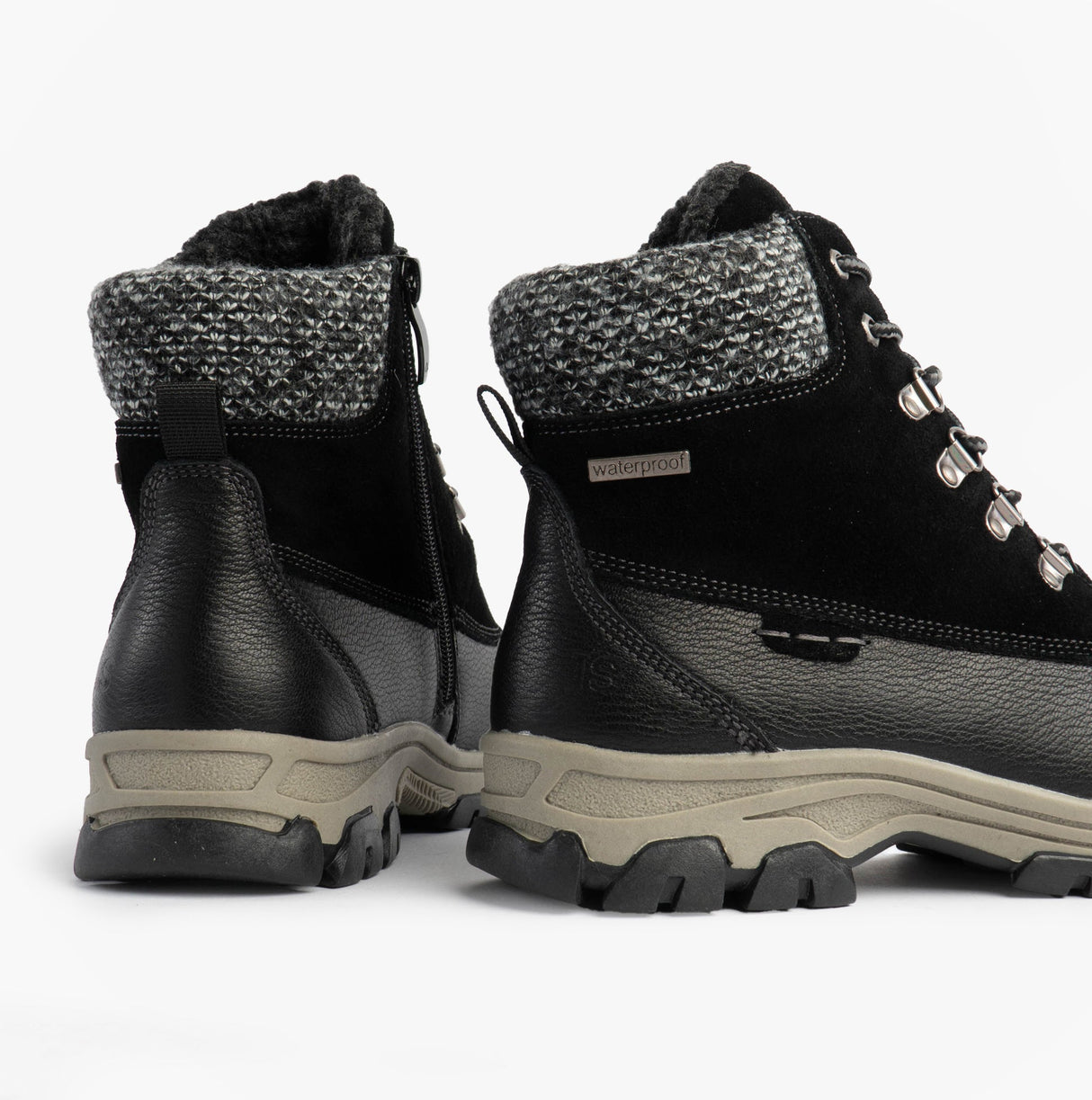 Josef Seibel WYNTER 02 Womens Waterproof Lace Up Boots Black