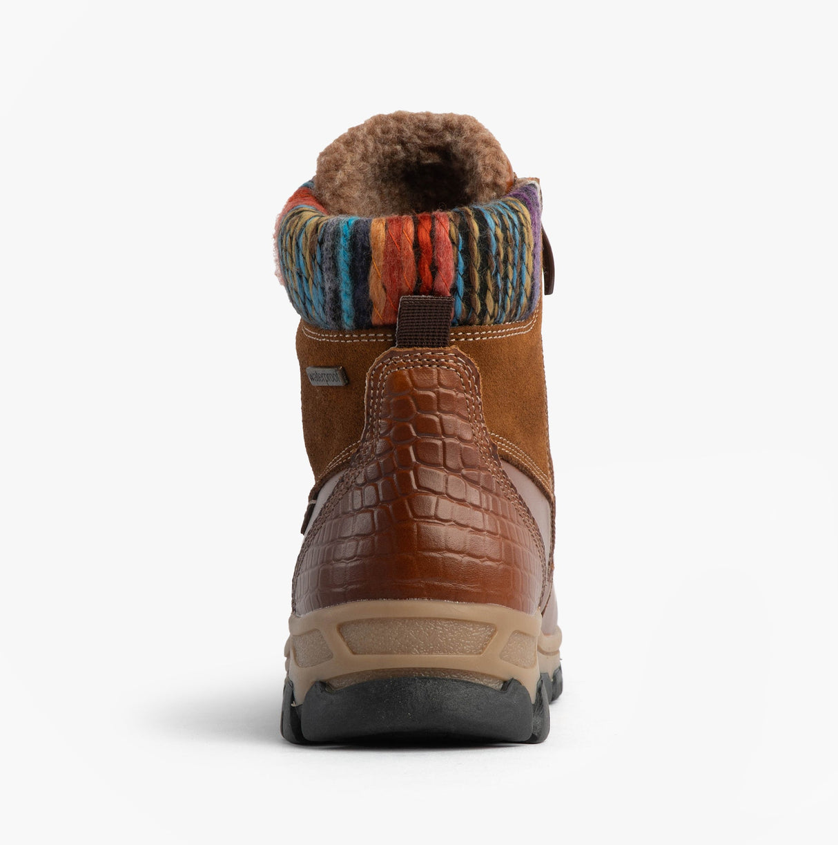 Josef Seibel WYNTER 02 Womens Waterproof Lace Up Boots Brandy