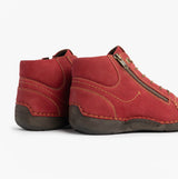 Josef Seibel FERGEY 67 Womens Size Zip Boots Red