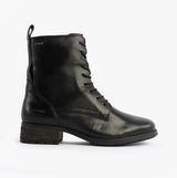 Josef Seibel KATE 50 Womens Waterproof Lace Up Boots Black