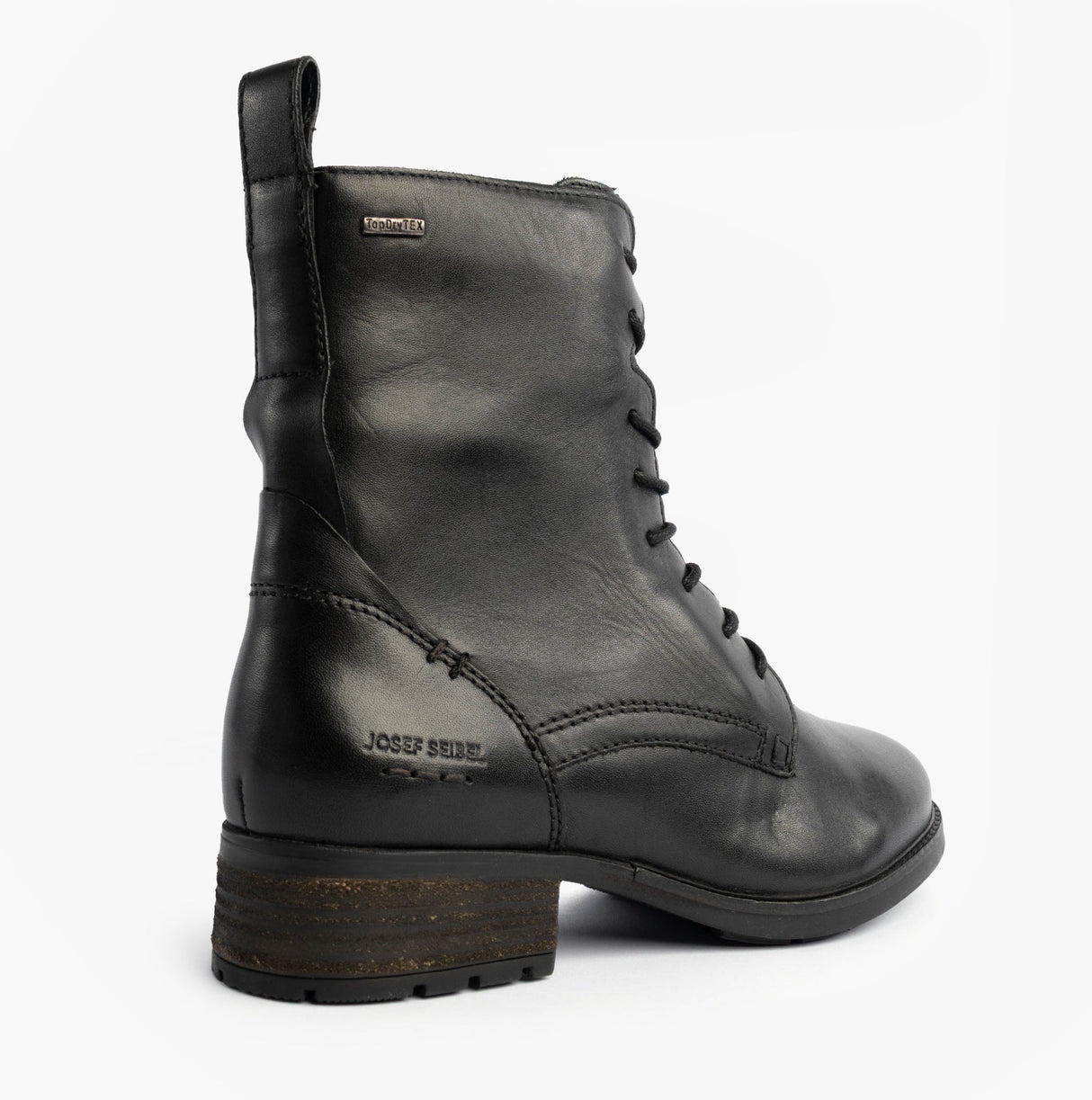 Josef Seibel KATE 50 Womens Waterproof Lace Up Boots Black