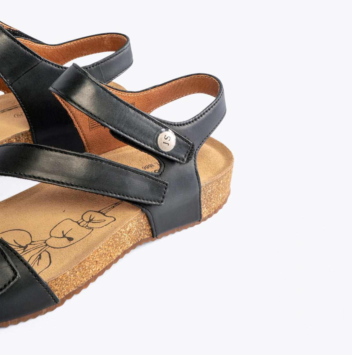 Josef Seibel TONGA 25 Womens Strappy Sandals Black