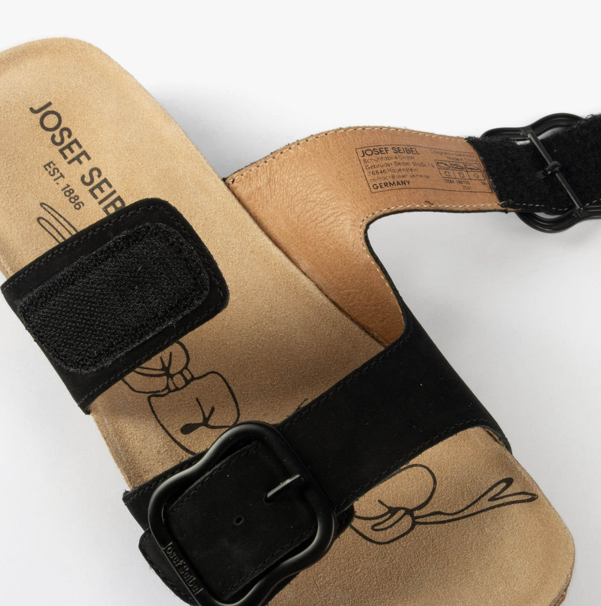 Josef Seibel TONGA 64 Womens Sandals Schwarz