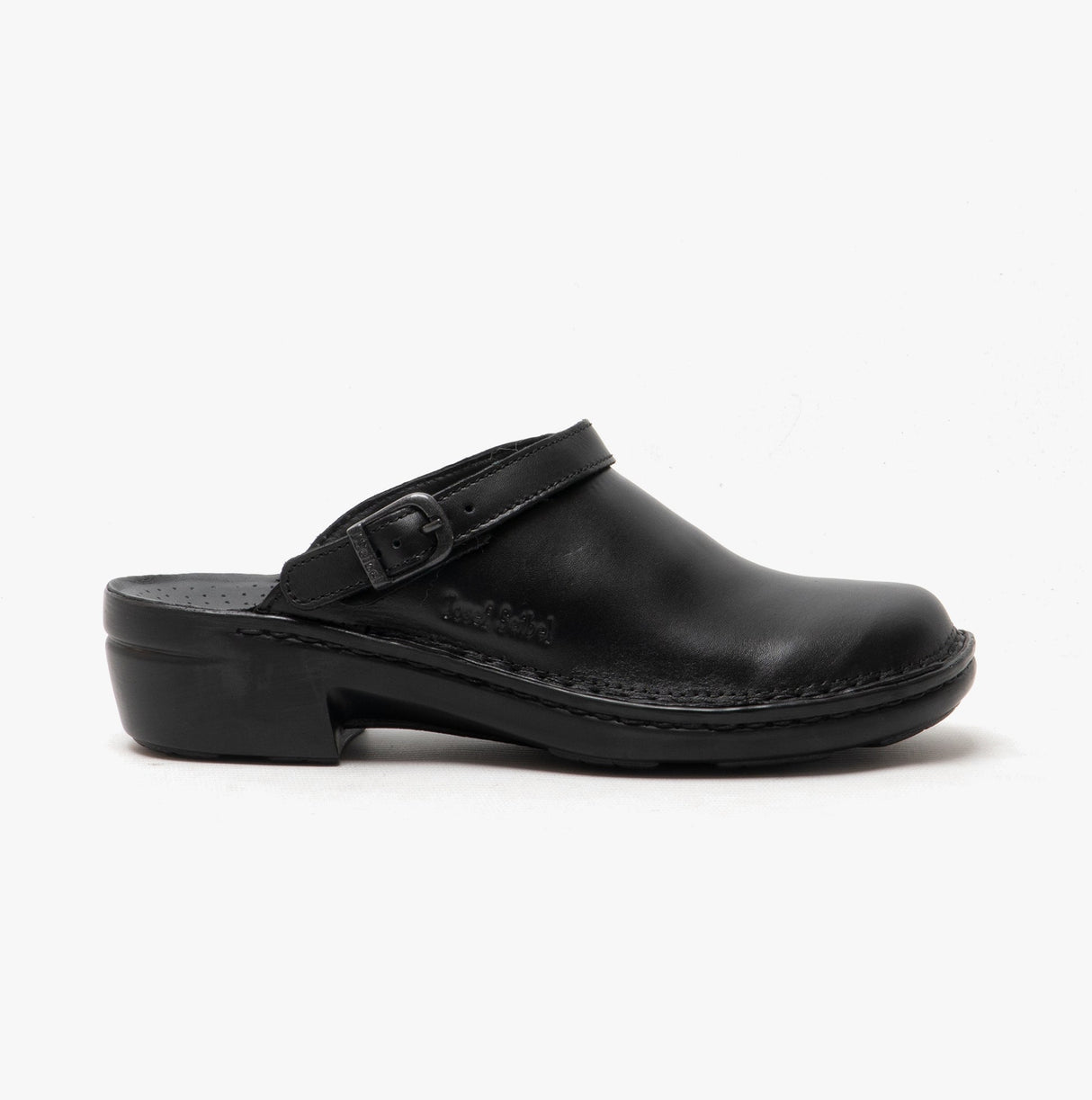 Josef Seibel BETSY Womens Leather Mule Clogs Black