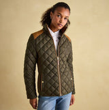 Joules BRAEMAR LUXE Womens Quilted Jacket Green