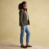 Joules BRAEMAR LUXE Womens Quilted Jacket Green