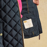 Joules BRAEMAR LUXE Womens Quilted Jacket Navy