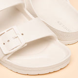 Joules SUNSEEKER Womens Sliders White