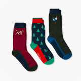 Joules CRACKER SOCKS Mens Cotton Socks Festive Characters