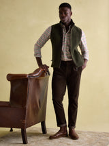 Joules GREENFIELD Mens Gilet Green