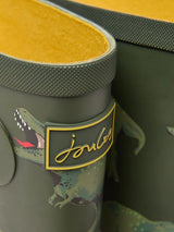 Joules JNR WELLY PRINT Boys Wellies Green Dino