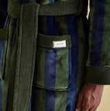 Joules MONTAGUE Mens Night Gown Navy Green Stripe