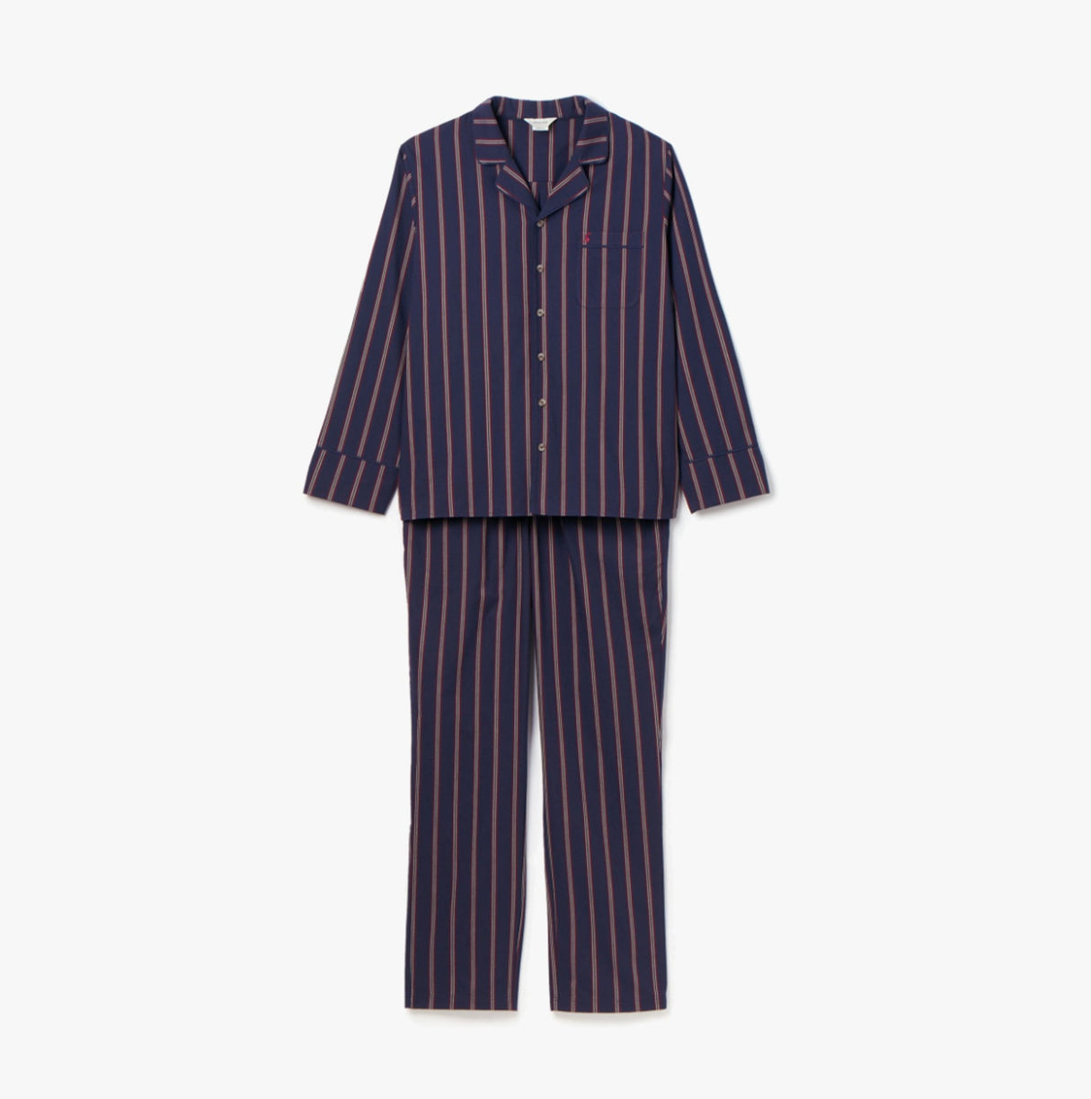 Joules HUGO Mens Pyjama Set Navy Stripe