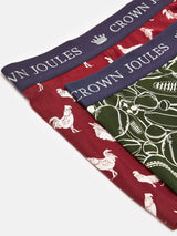 Joules CROWN JERSEY Mens 2-Pack Boxers Game Birds