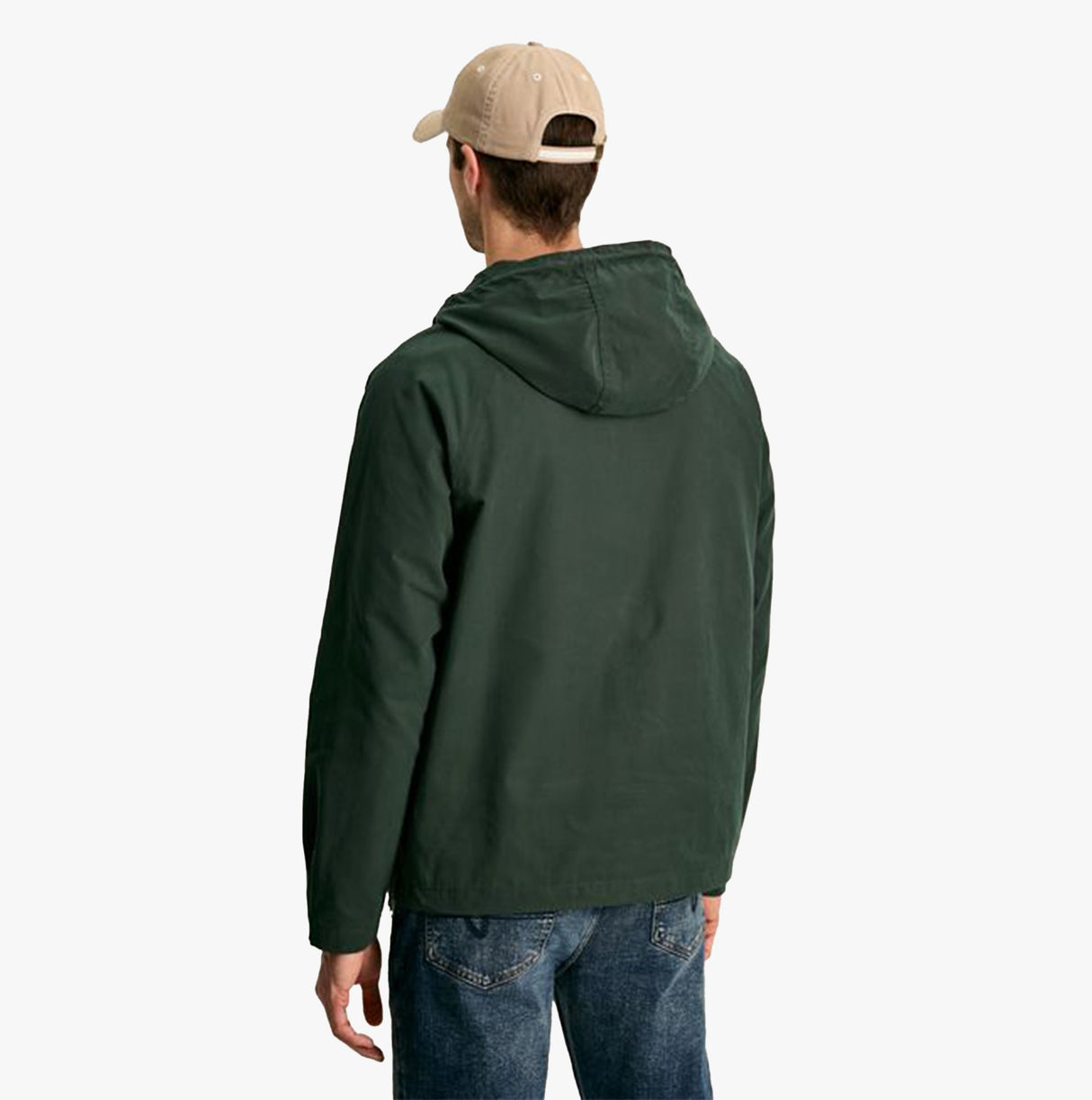 Joules TEAL WILTON Pullover Mens Dry Wax Jacket Teal