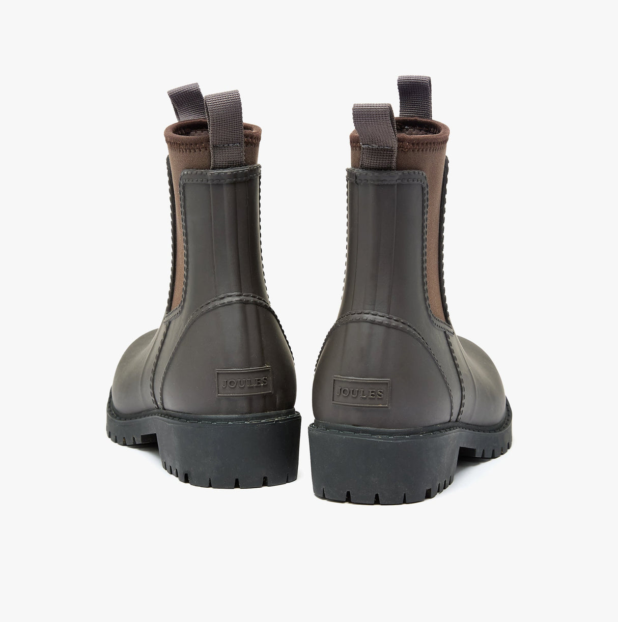 Joules OAKFIELD Womens Neoprene Lined Wellies Chocolate Brown