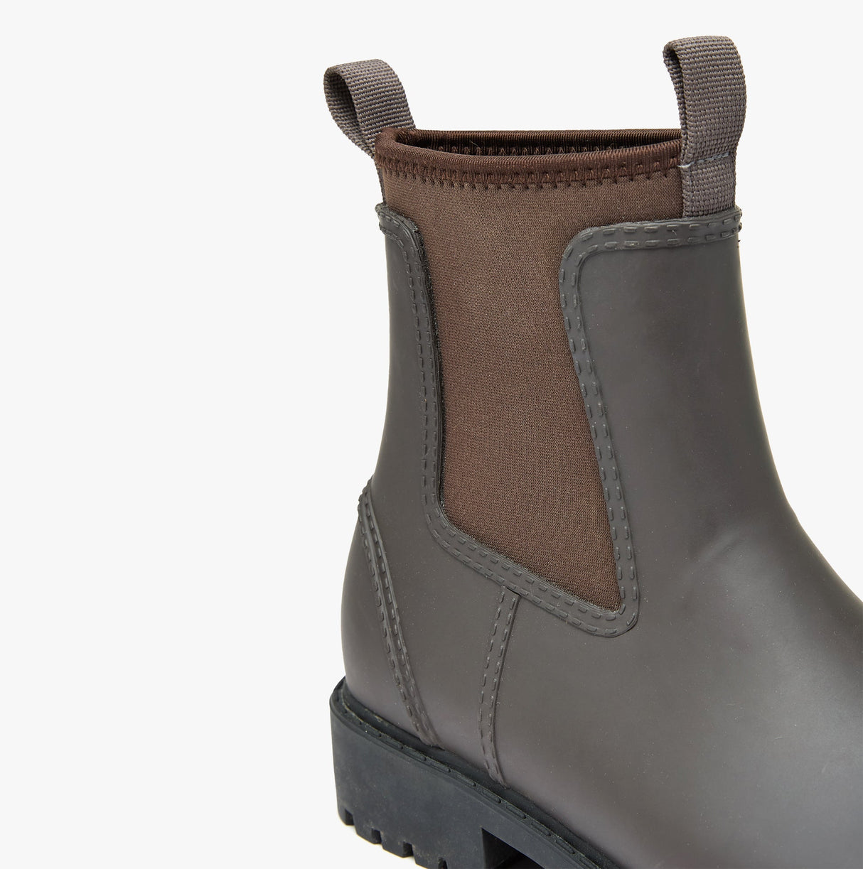 Joules OAKFIELD Womens Neoprene Lined Wellies Chocolate Brown