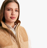 Joules STATELY Womens Quilted Gilet Beige