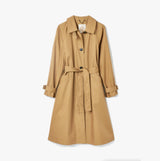 Joules Epwell Womens Waterproof Belted Trench Coat Brown