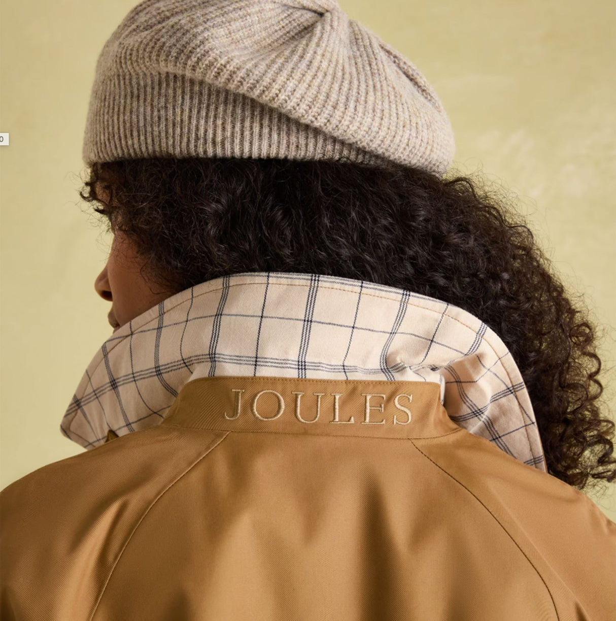 Joules Epwell Womens Waterproof Belted Trench Coat Brown