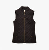 Joules MINX Womens Showerproof Quilted Gilet Black