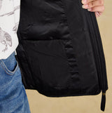 Joules MINX Womens Showerproof Quilted Gilet Black