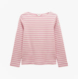 Joules HARBOUR Boat Neck 100% Cotton Breton Top Pink Stripe