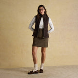 Joules FAIRBOURNE Womens Gilet Brown