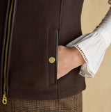 Joules FAIRBOURNE Womens Gilet Brown