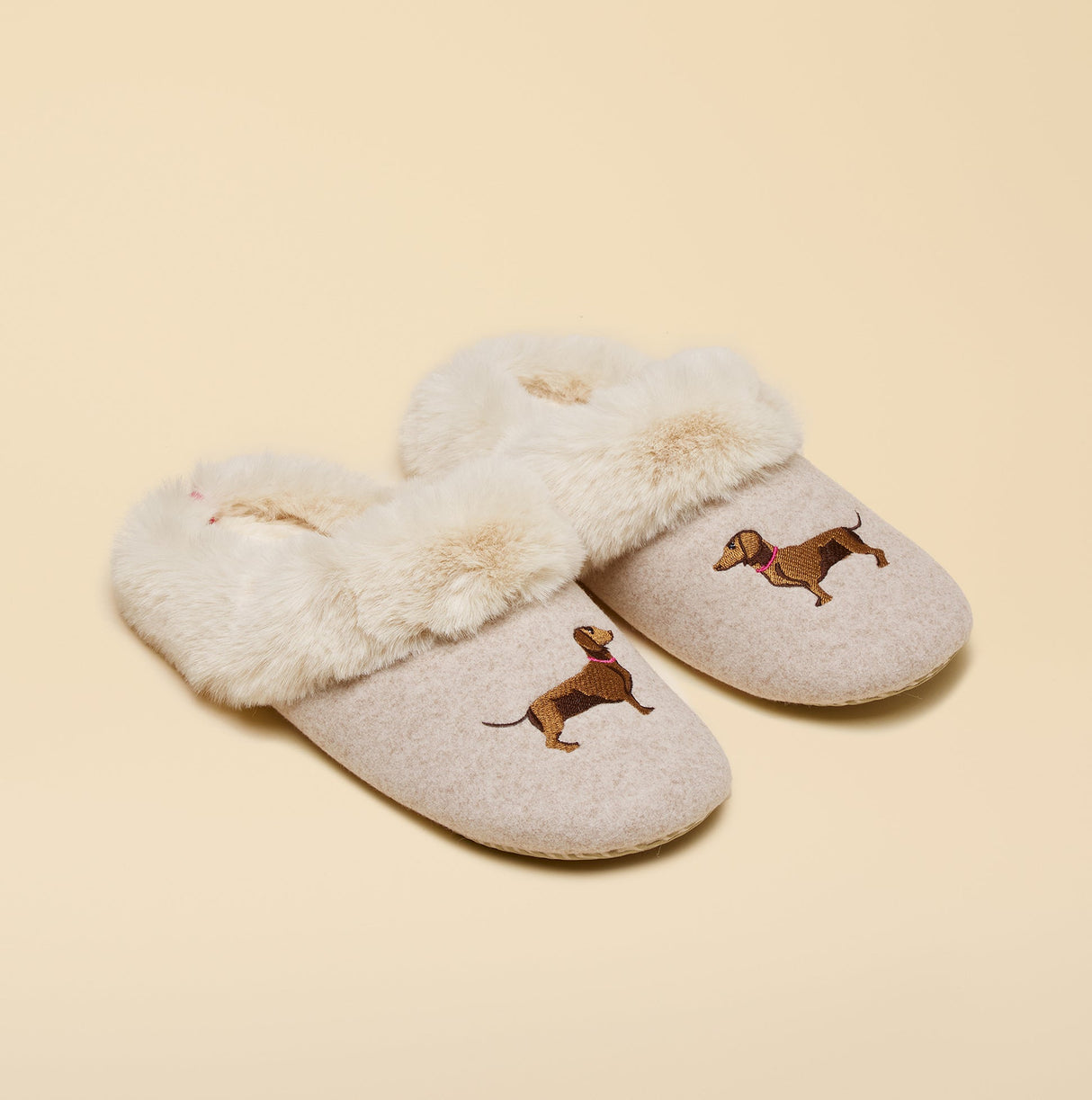 Joules SLIPPET Womens Mule Slippers Oatmeal