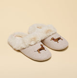 Joules SLIPPET Womens Mule Slippers Oatmeal