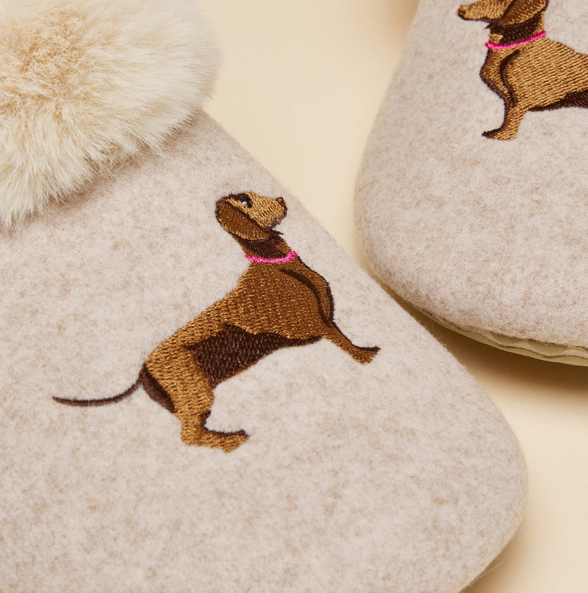 Joules SLIPPET Womens Mule Slippers Oatmeal