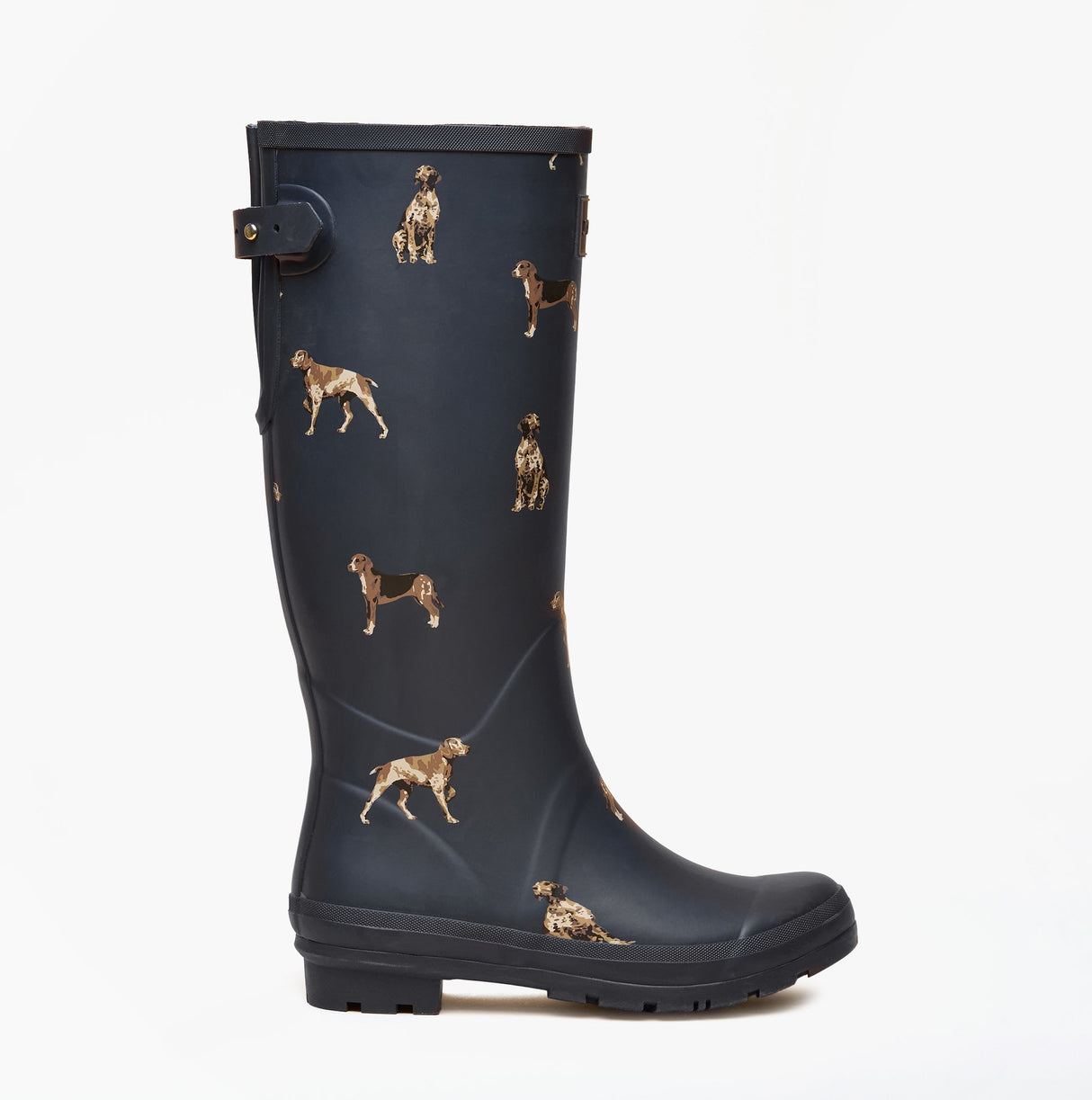Joules WELLY PRINT Womens Wellington Boots Navy